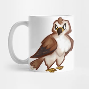 Cute Buzzard Drawing Mug